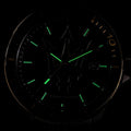 Maserati SFIDA Black Dial Two Tone Steel Strap Watch for Men - R8853140009