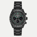 Seiko Prospex Speedtimer The Black Series Limited Edition Black Dial Black Steel Strap Watch for Men - SSC917