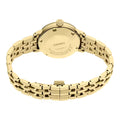 Seiko Presage Cocktail Time Automatic Diamonds Gold Dial Gold Steel Strap Watch for Women - SRE018J1
