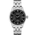 Seiko Presage Cocktail Time Automatic Black Dial Silver Steel Strap Watch for Men - SRPE17J1
