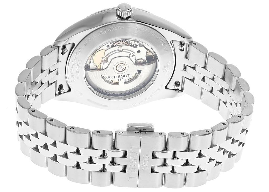 Tissot Ballade Powermatic 80 COSC Blue Dial Silver Steel Strap Watch for Men - T156.408.11.043.00