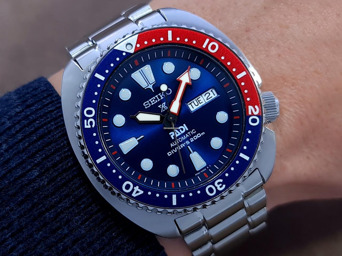 Seiko Prospex Sea Padi Blue Dial Silver Steel Strap Watch for Men - SRPE99K1