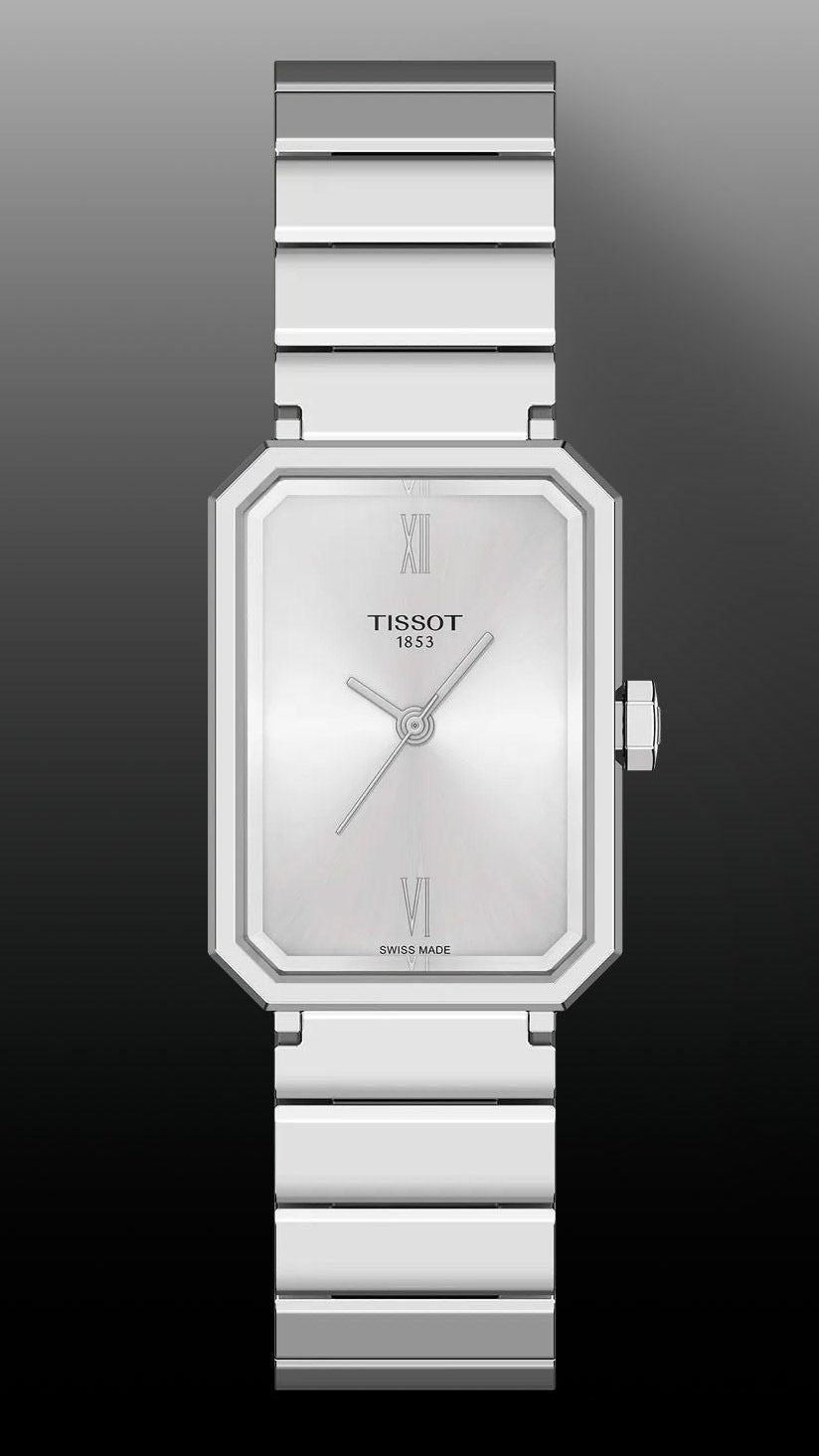 Tissot SRV Silver Dial Silver Steel Strap Watch for Women - T160.110.11.033.00