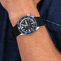 Seiko 5 Sports SKX Automatic Blue Dial Blue Silicone Strap Watch for Men - SRPD71K2