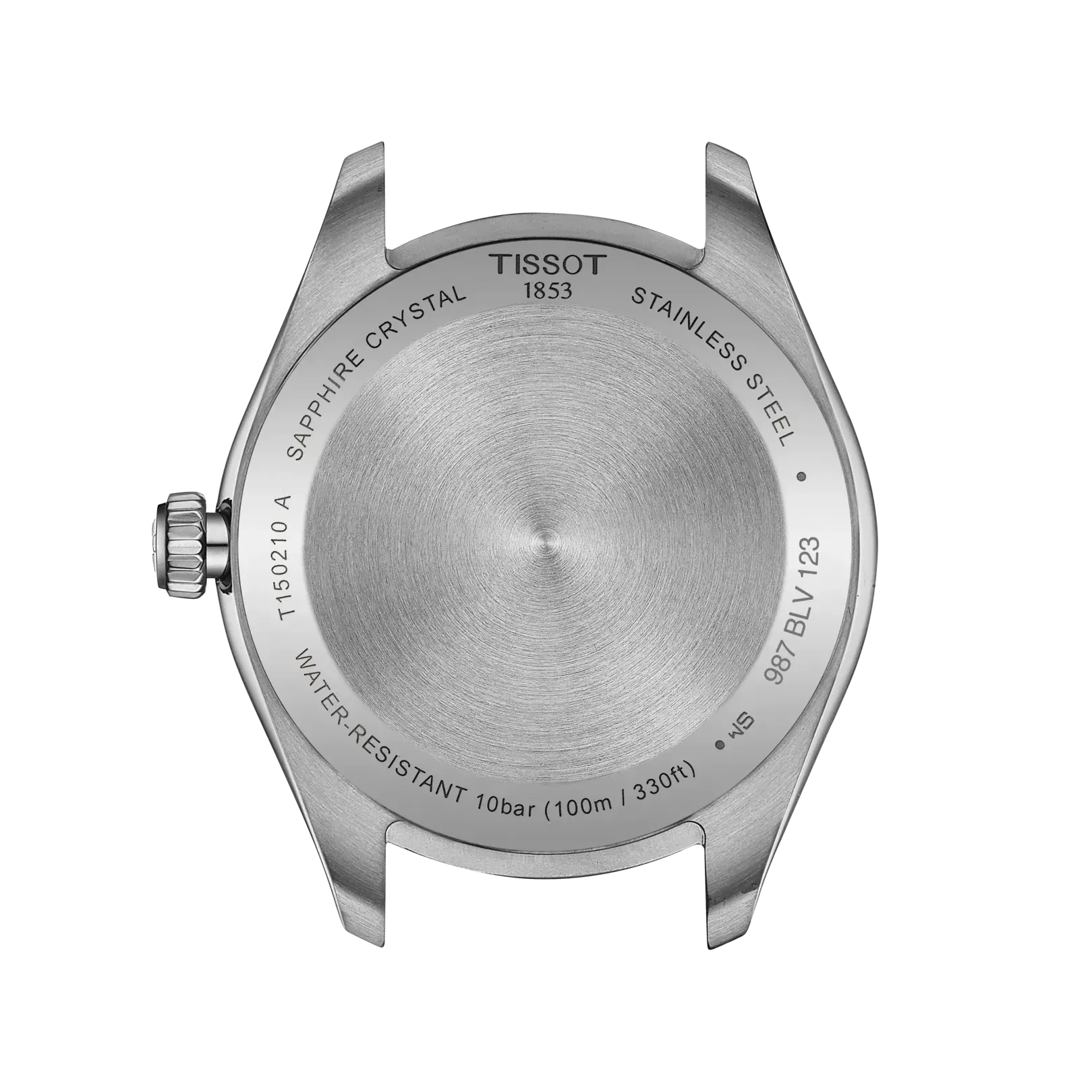 Tissot PR 100 Ice Blue Dial Silver Steel Strap Watch for Women - T150.210.11.351.00