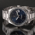 Maserati Competizione Blue Dial Silver Steel Strap Watch for Men - R8853100029