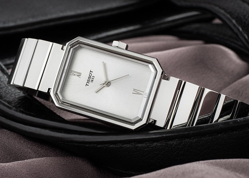 Tissot SRV Silver Dial Silver Steel Strap Watch for Women - T160.110.11.033.00