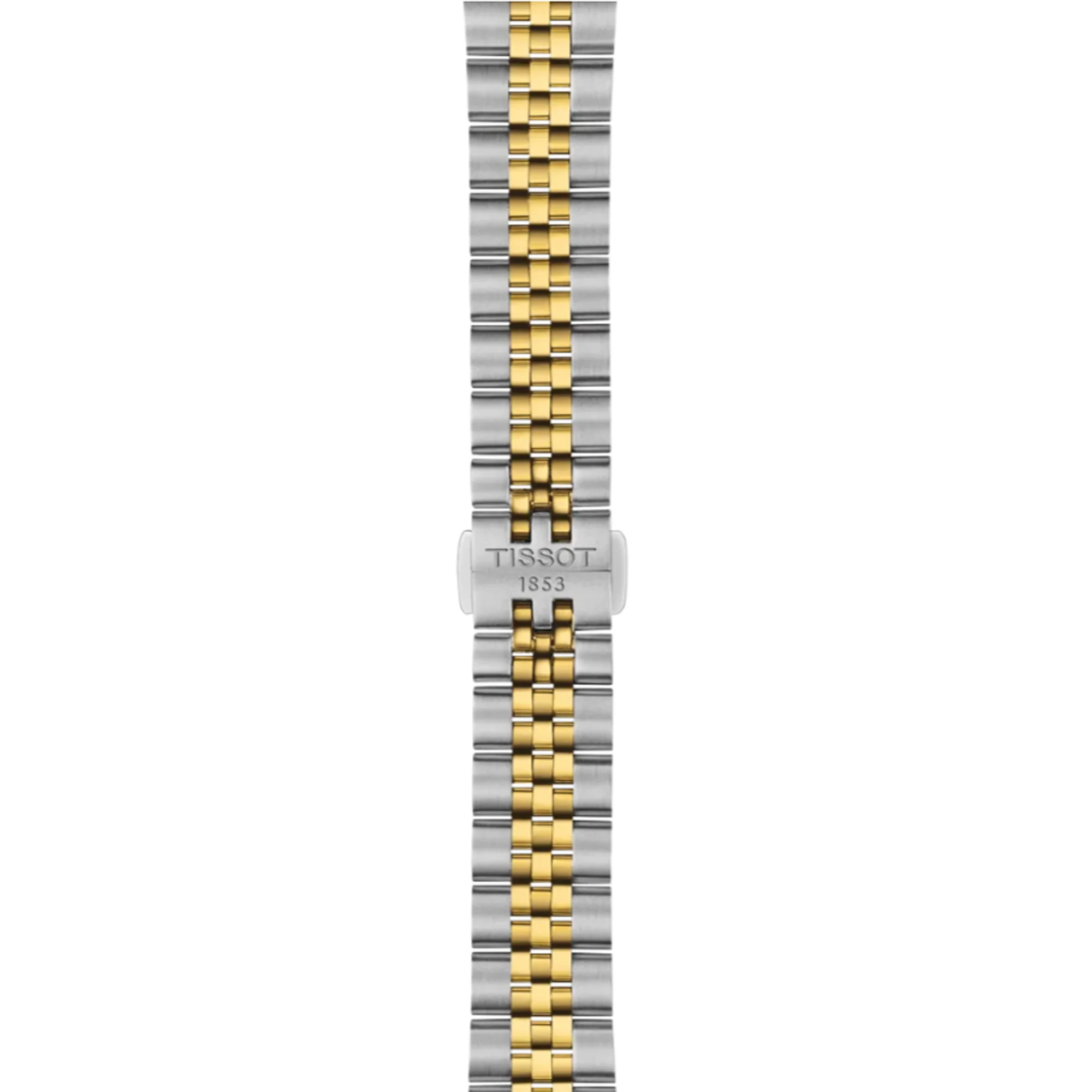 Tissot Ballade Quartz Silver Dial Two Tone Steel Strap Watch for Women - T156.210.22.031.00