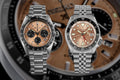 Seiko Solar Prospex Diver Speedtimer Chronograph Limited Edition Brown Dial Silver Steel Strap Watch for Men - SSC951