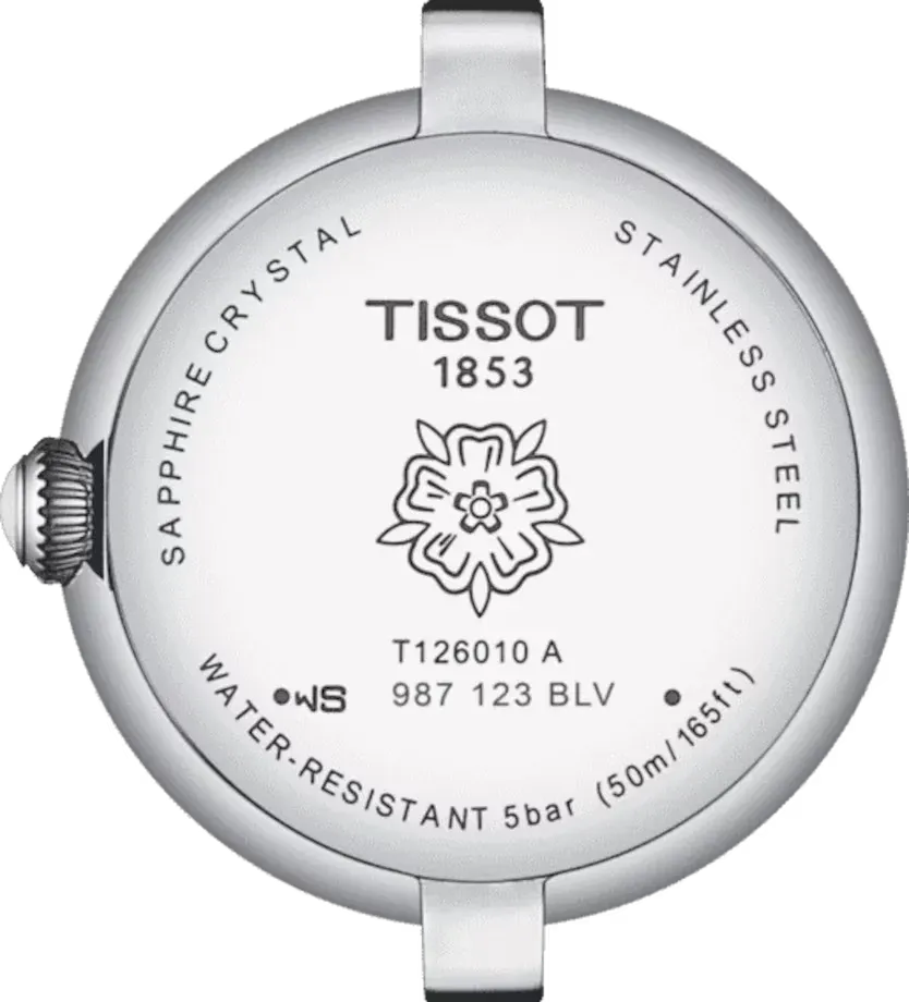 Tissot Bellissima Small Lady Mother of Pearl Dial Green Leather Strap Watch for Women - T126.010.16.113.02