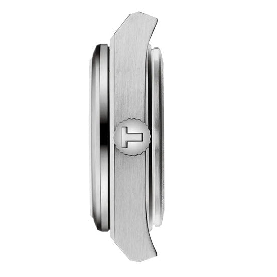 Tissot PRX Quartz Diamonds Black Dial Silver Steel Strap Watch for Women - T137.010.11.056.00