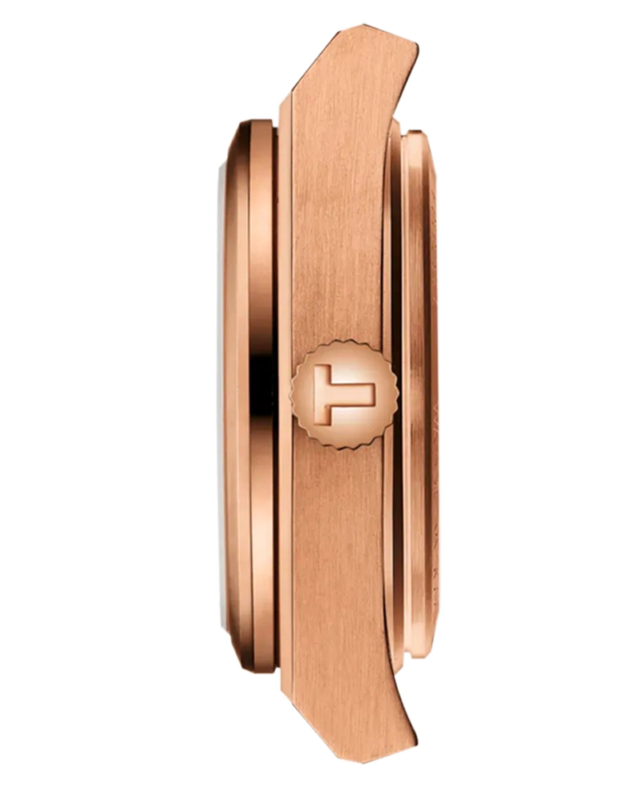 Tissot PRX Diamonds Rose Gold Dial Rose Gold Steel Strap Watch for Women - T137.010.33.506.00