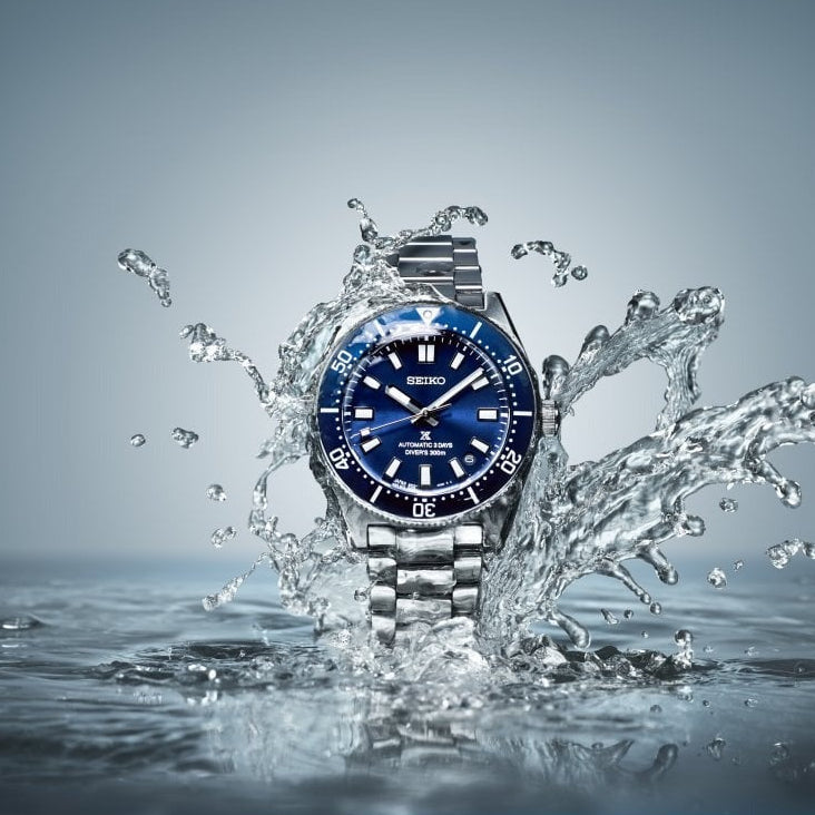 Seiko Prospex 1965 Heritage Diver’s Automatic Blue Dial Silver Steel Strap Watch for Men - SPB451J1