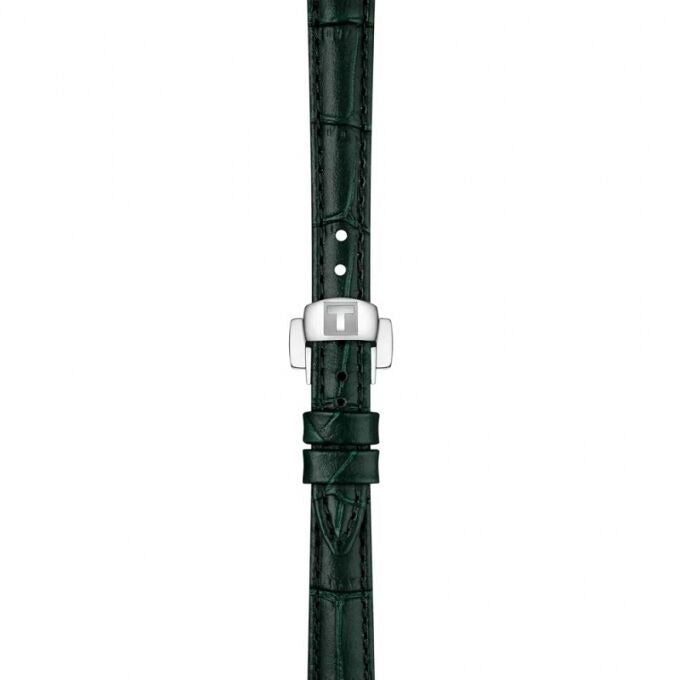 Tissot Bellissima Small Lady Mother of Pearl Dial Green Leather Strap Watch for Women - T126.010.16.113.02