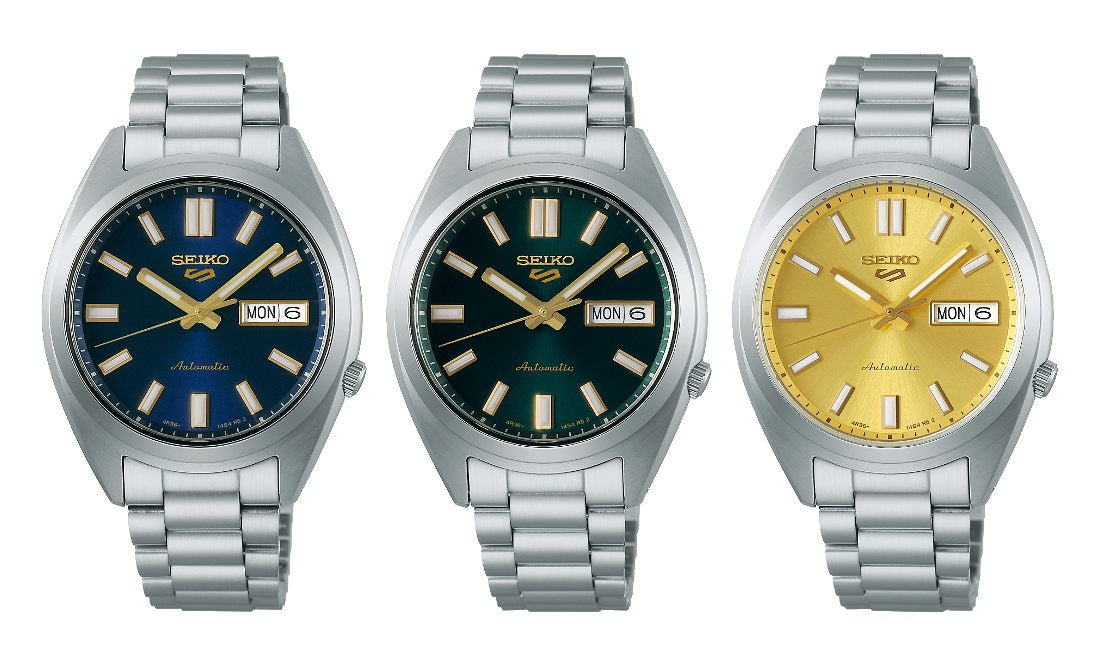 Seiko 5 Sports Automatic Blue Dial Silver Steel Strap Watch for Men - SRPL55K1