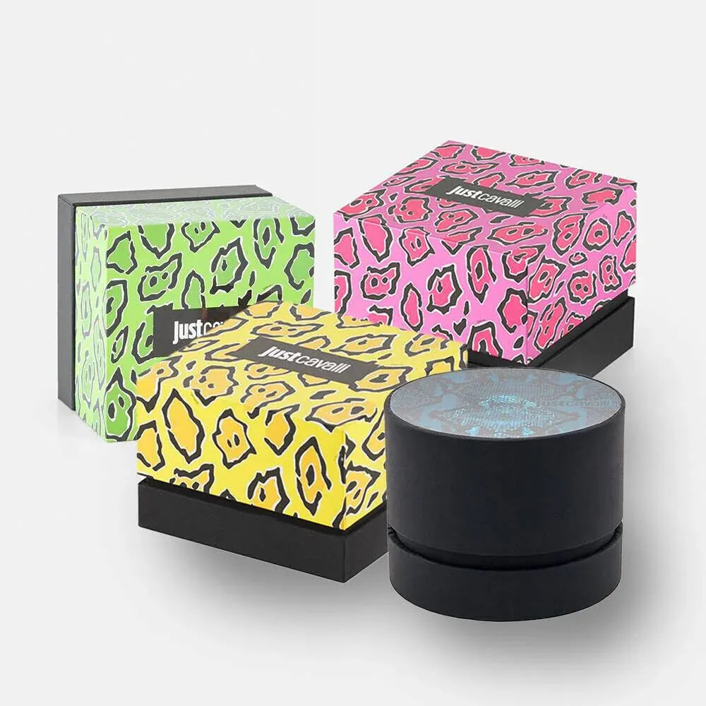 Just Cavalli Novara Red Dial Gold Steel Strap Watch for Women - JC1L264M0035