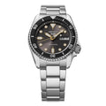 Seiko 5 Sports SKX Street Stonewash Black Dial Silver Steel Strap Watch for Men - SRPL79K1