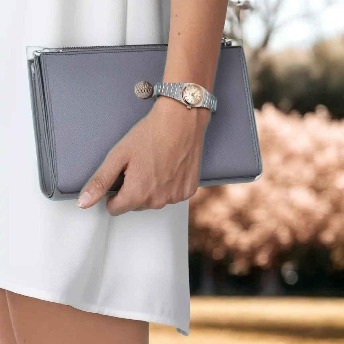 Tissot PRX Mother of Pearl Dial Silver Steel Strap Watch for Women - T137.010.21.111.00