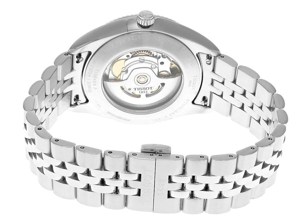 Tissot Ballade Powermatic 80 COSC Green Dial Silver Steel Strap Watch for Men - T156.408.11.093.00