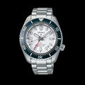 Seiko Prospex 1968 Heritage Diver's GMT 60th Anniversary White Dial Silver Steel Strap Watch for Men - SPB519J1