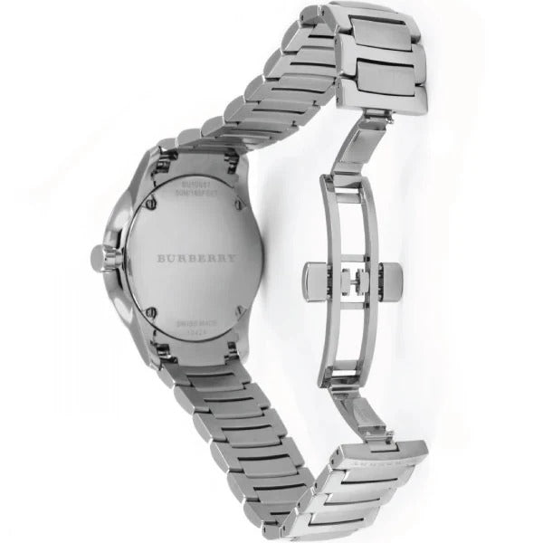 Burberry Classic Blue Dial Silver Steel Strap Watch for Men - BU10007