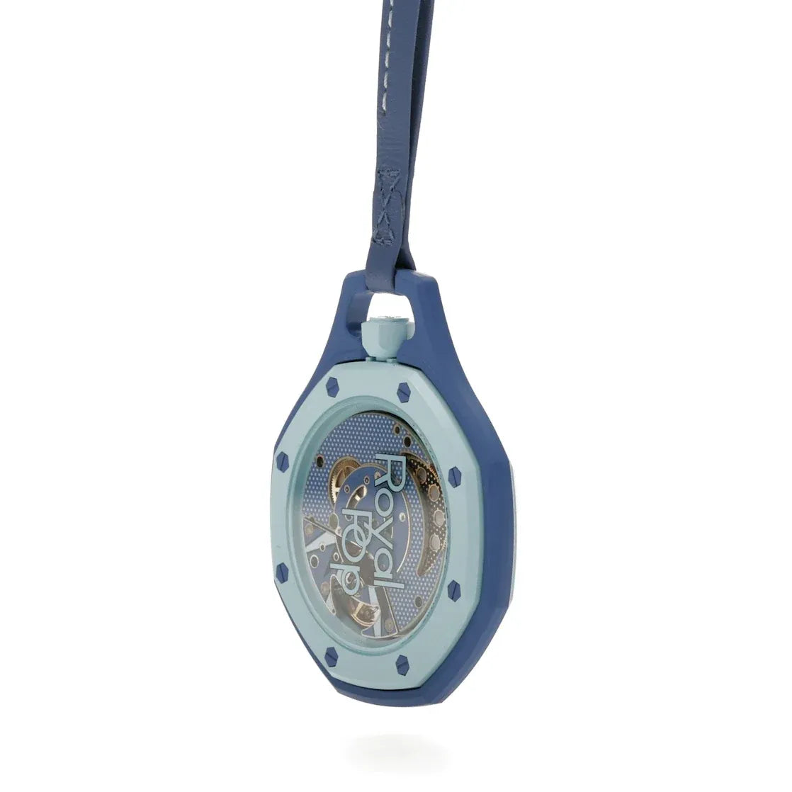 Swatch x AP Royal Pop Blue Dial Blue Leather Strap Watch for Men - Lan Ba