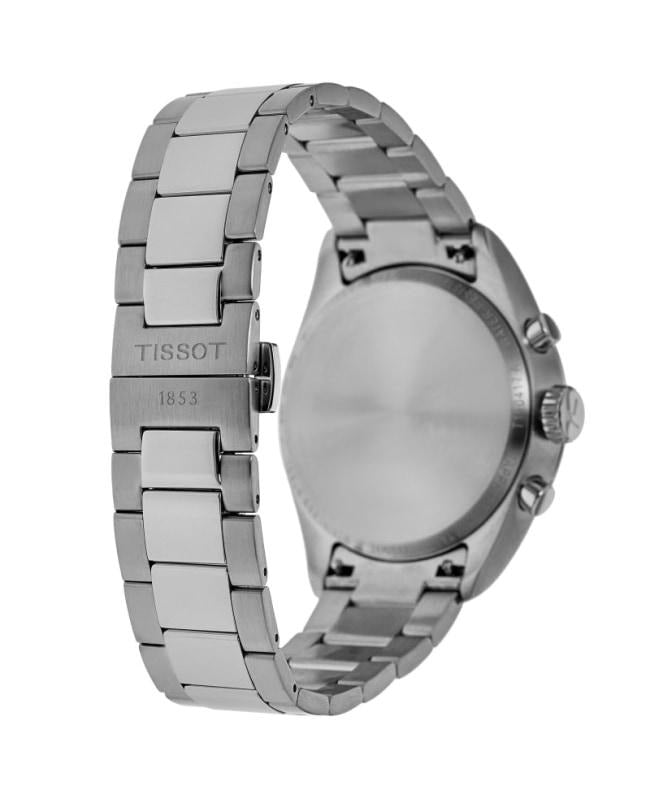 Tissot PR 100 Chronograph Green Dial Silver Steel Strap Watch for Men - T150.417.11.091.00