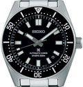 Seiko Prospex 1965 Heritage Divers Automatic Black Dial Silver Steel Strap Watch for Men - SPB453J1