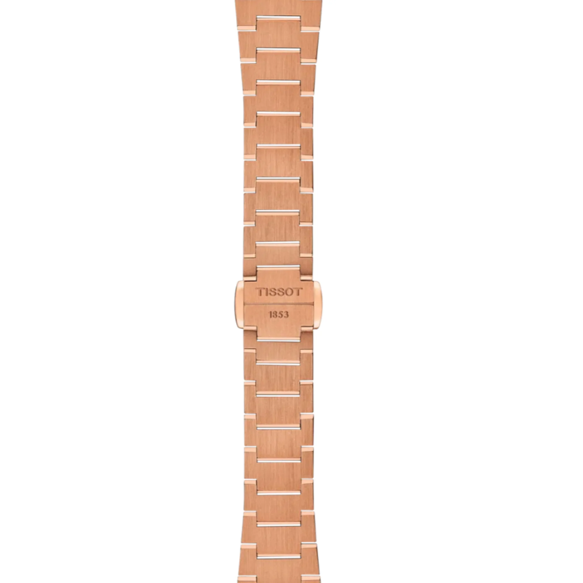 Tissot PRX Diamonds Rose Gold Dial Rose Gold Steel Strap Watch for Women - T137.010.33.506.00