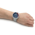 Seiko Prospex Sea Padi Blue Dial Silver Steel Strap Watch for Men - SRPE99K1