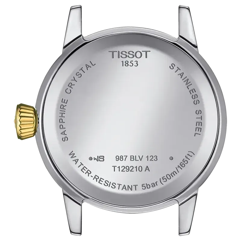 Tissot T Classic Dream Lady Silver Dial Two Tone Steel Strap Watch for Women - T129.210.22.031.00
