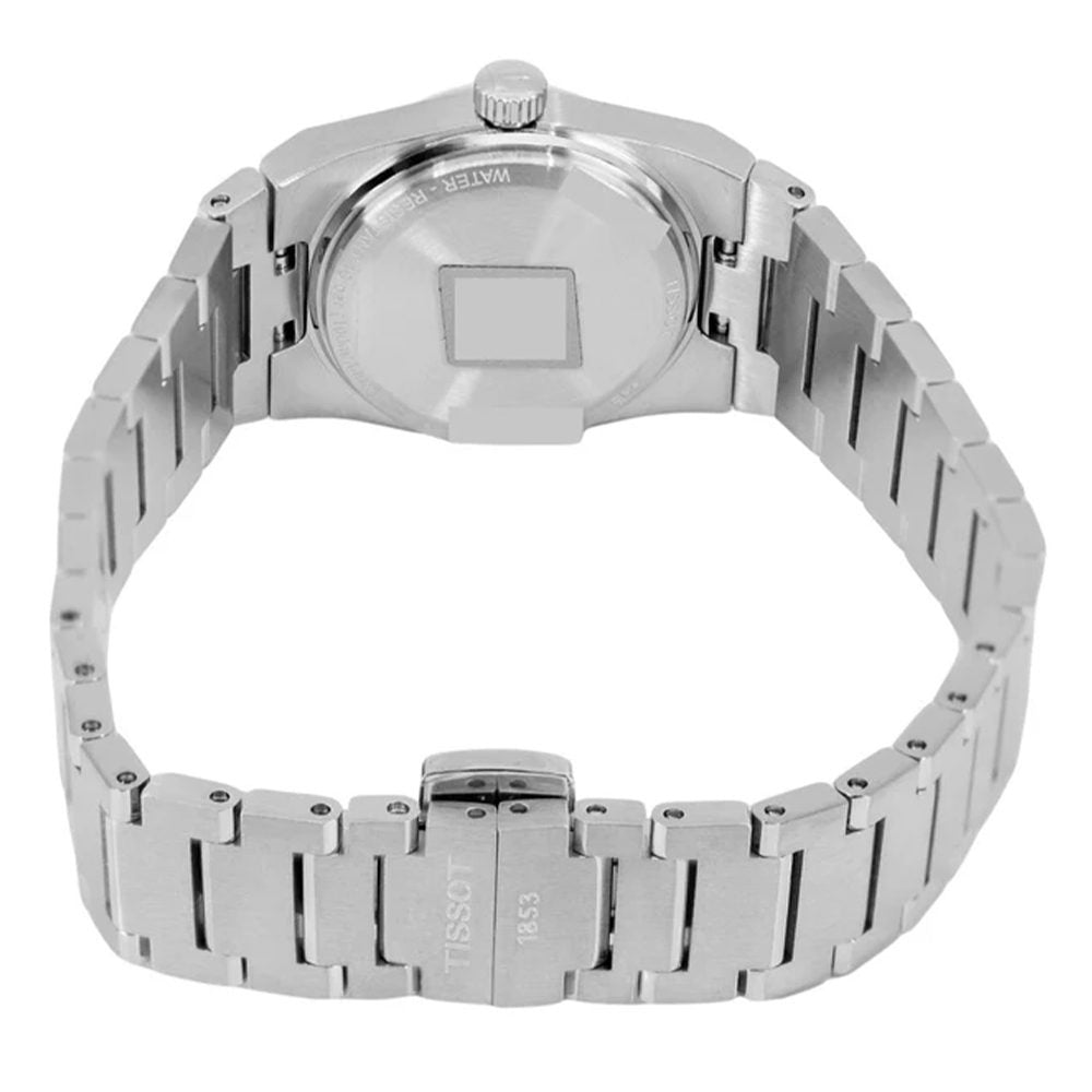 Tissot PRX Quartz Ice Blue Dial Silver Steel Strap Watch for Women - T137.010.11.351.00