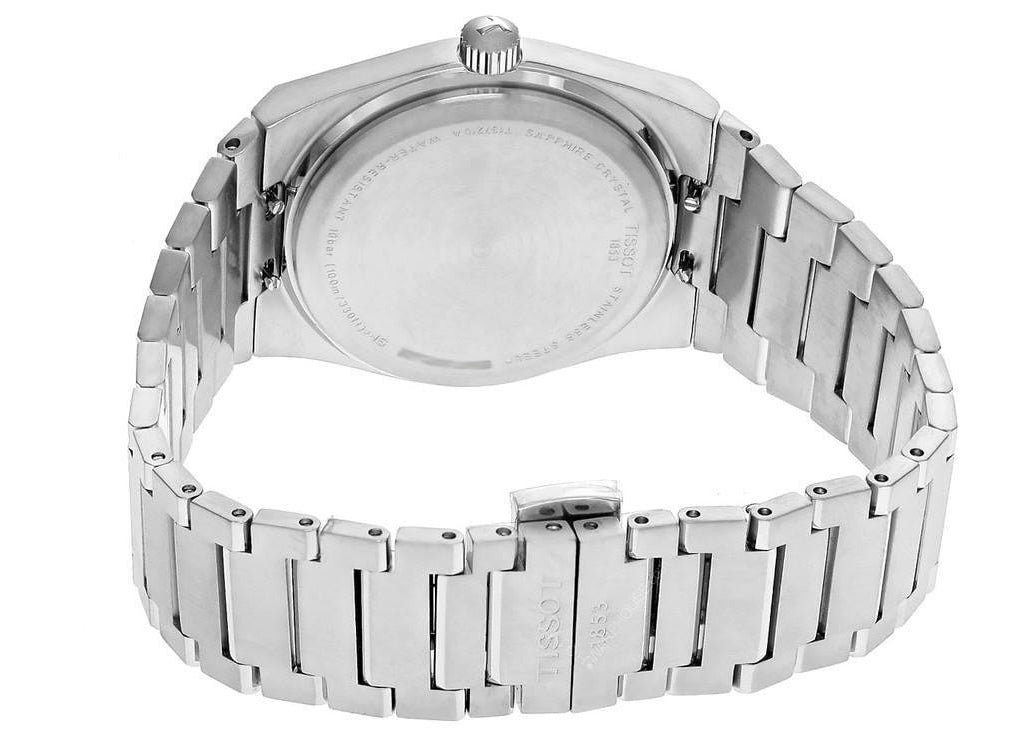 Tissot PRX Quartz Mother of Pearl Dial Silver Steel Strap Watch for Women- T137.210.11.111.00