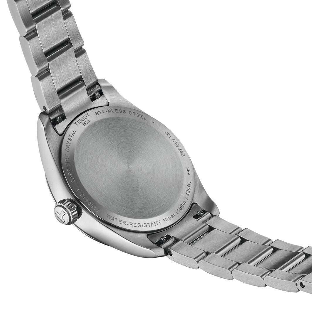 Tissot PR 100 Quartz Silver Dial Silver Steel Strap Watch for Women - T150.210.11.031.00