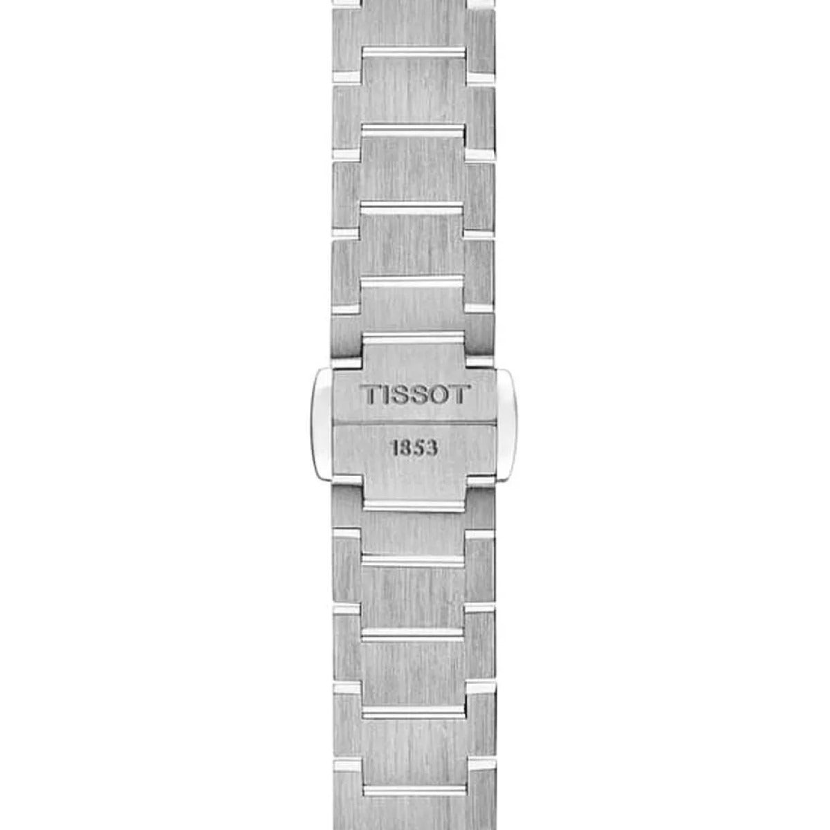 Tissot PRX Quartz Diamonds Black Dial Silver Steel Strap Watch for Women - T137.010.11.056.00