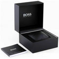 Hugo Boss Bossmatic Automatic Black Dial Black Steel Strap Watch for Men - 1514215
