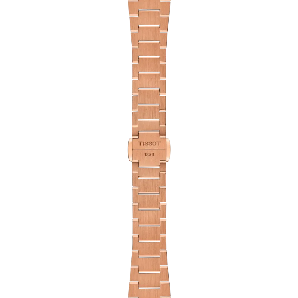 Tissot PRX Diamonds Rose Gold Dial Rose Gold Steel Strap Watch for Women - T137.010.33.506.00