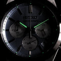 Seiko Conceptual Chronograph Ice Blue Dial Silver Steel Strap Watch for Men - SSB459P1
