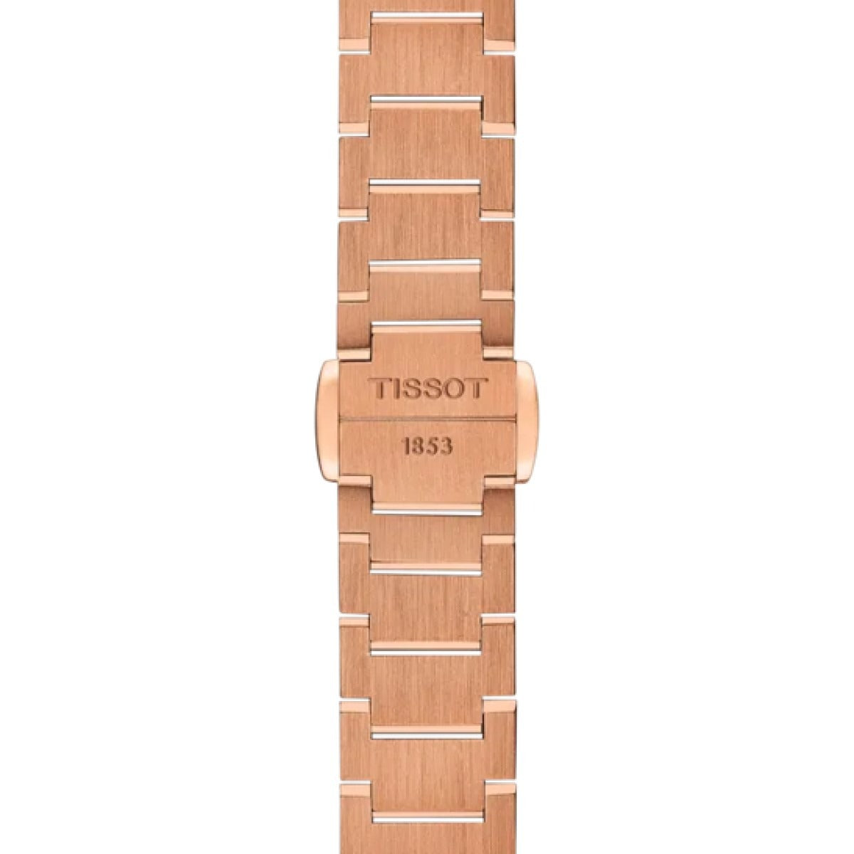 Tissot PRX Diamonds Rose Gold Dial Rose Gold Steel Strap Watch for Women - T137.010.33.506.00