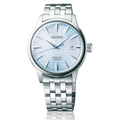 Seiko Presage Cocktail Time Automatic Ice Blue Dial Silver Steel Strap Watch for Men - SRPE19J1