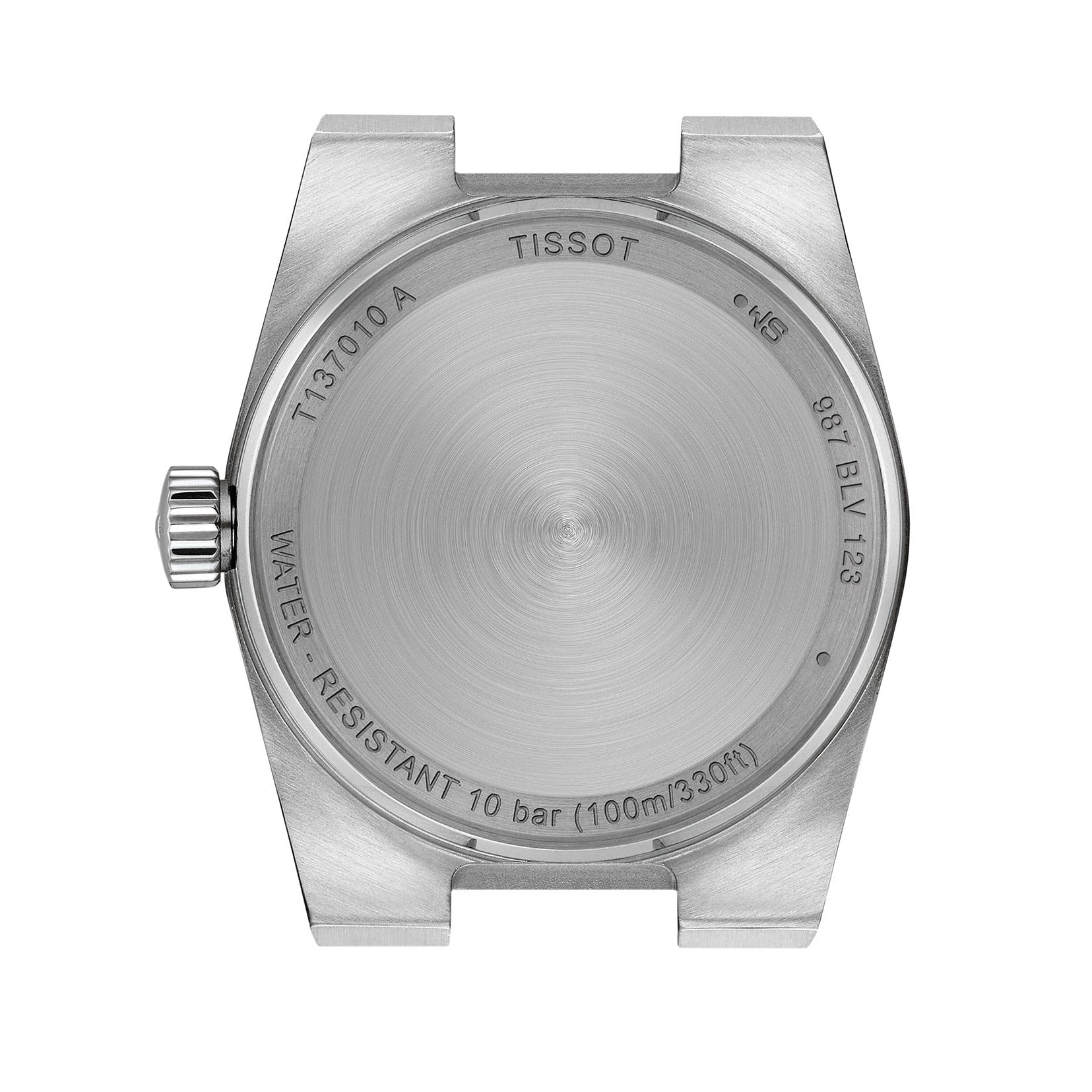 Tissot PRX Quartz Diamonds Black Dial Silver Steel Strap Watch for Women - T137.010.11.056.00