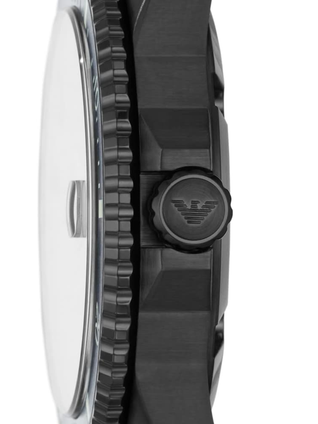 Emporio Armani World Explorer Black Dial Black Steel Strap Watch for Men - AR11398