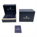 Maserati Velocità Chronograph Blue Dial Silver Steel Strap Watch for Men - R8873652001