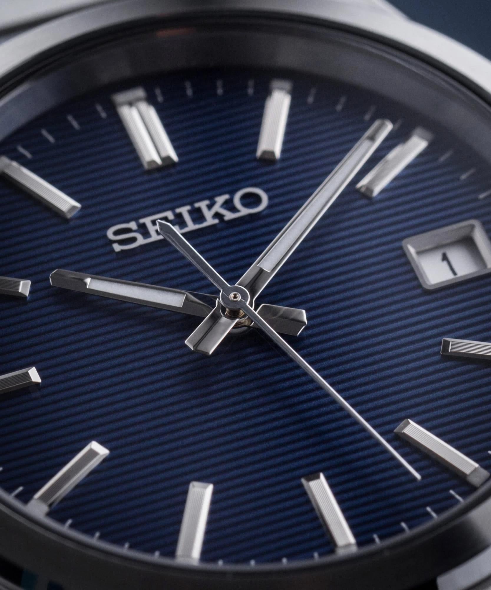 Seiko Conceptual Blue Dial Silver Steel Strap Watch for Men - SUR555P1