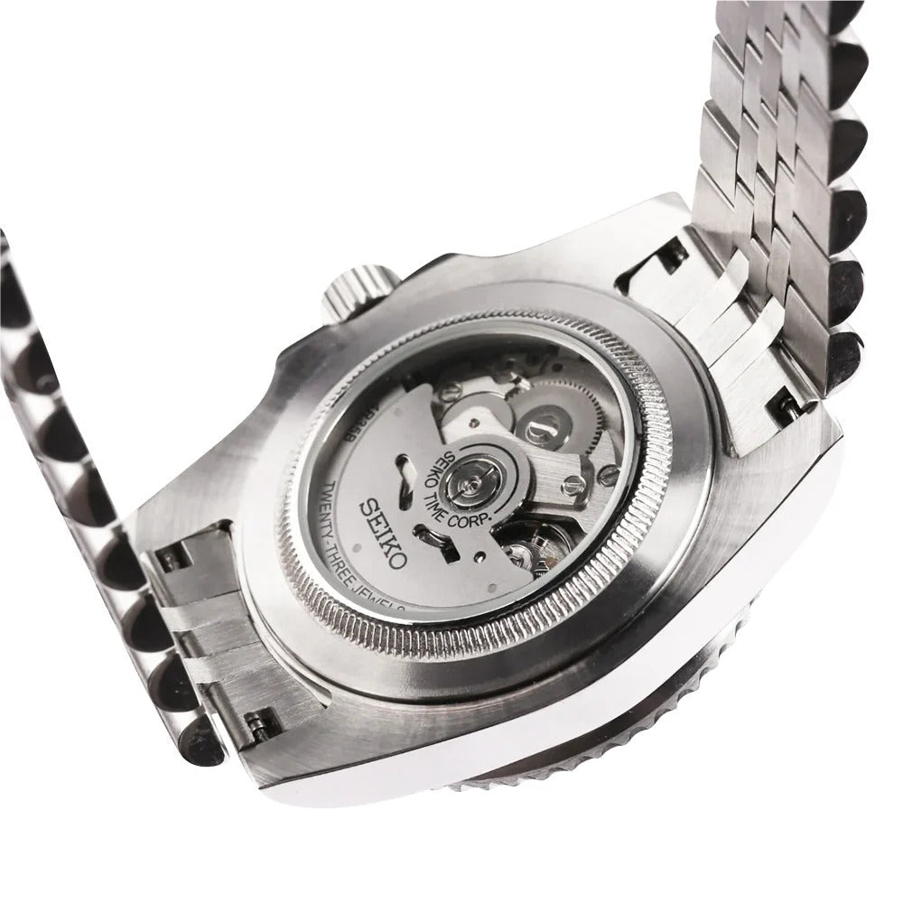 Seiko Prospex 1968 Heritage Diver's GMT 60th Anniversary White Dial Silver Steel Strap Watch for Men - SPB519J1