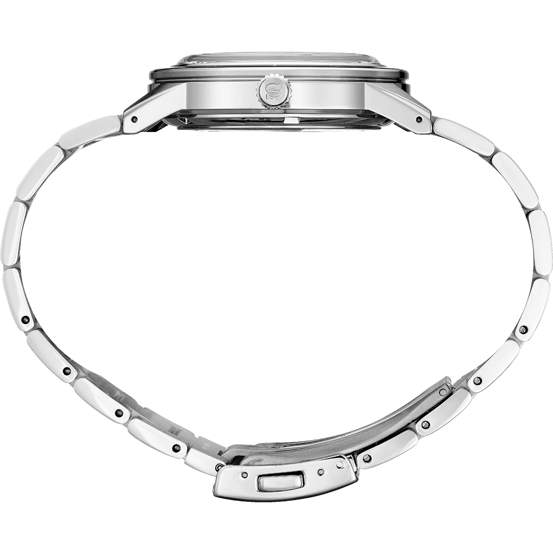 Seiko Presage Style60's Automatic Blue Dial Silver Steel Strap Watch for Men - SRPG05J1