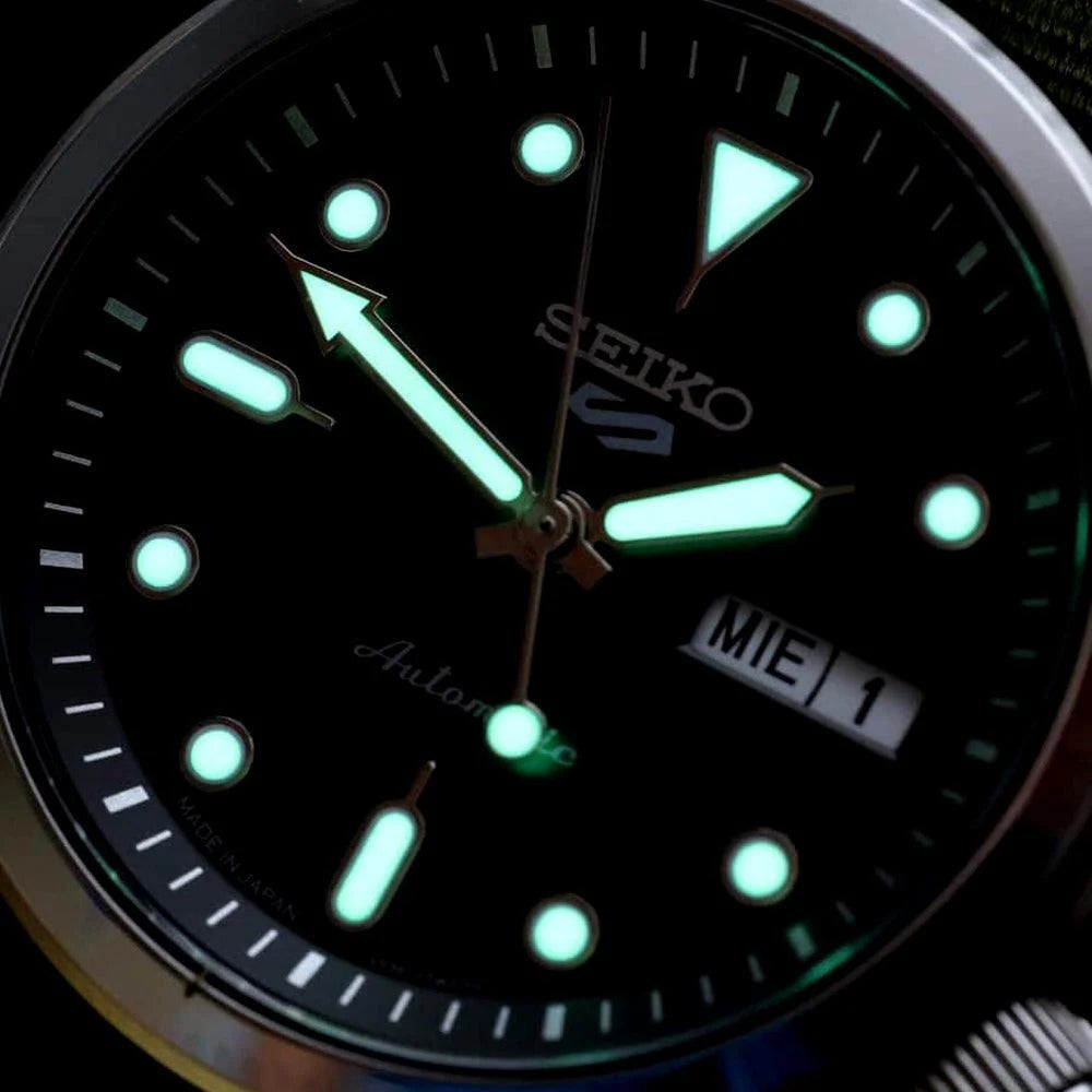 Seiko 5 Sports Automatic Grey Dial Silver Steel Strap Watch for Men - SRPE51K1