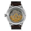 Seiko Presage Cocktail Time Automatic Blue Dial Brown Leather Strap Watch for Men - SRPK15K1