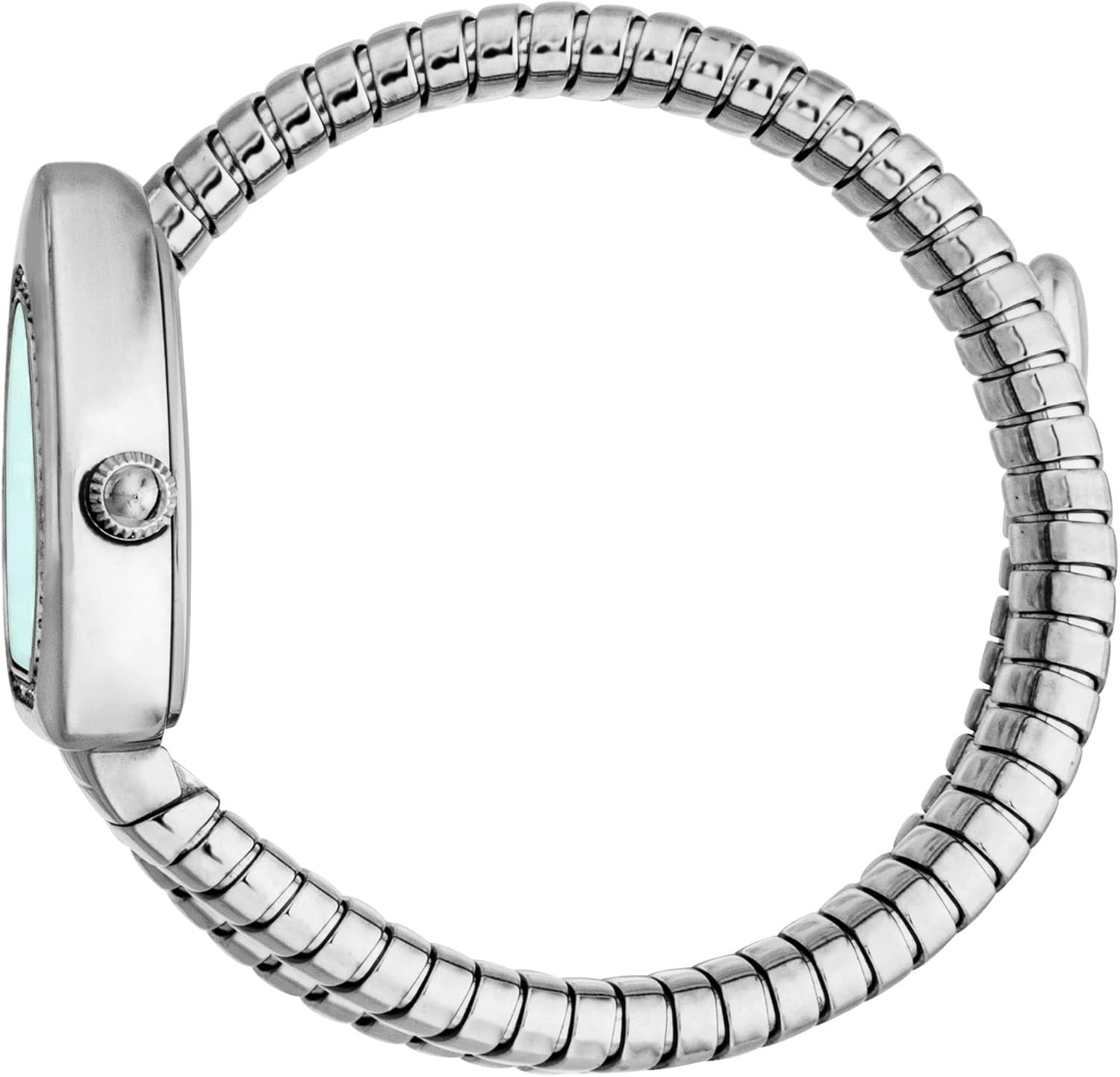 Just Cavalli Lady Snake Blue Dial Silver Steel Strap Watch for Women - JC1L249M0015