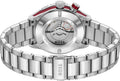 Hugo Boss Bossmatic Automatic Red Dial Silver Steel Strap Watch for Men - 1514179